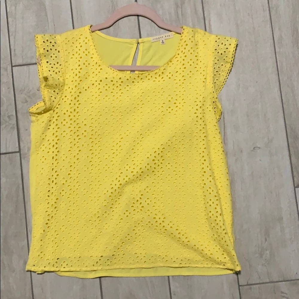 Yellow summery shirt